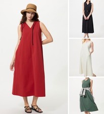 UNIQLO Ultra Stretch AIRLISM Dress LONGER length NEW  V NECK