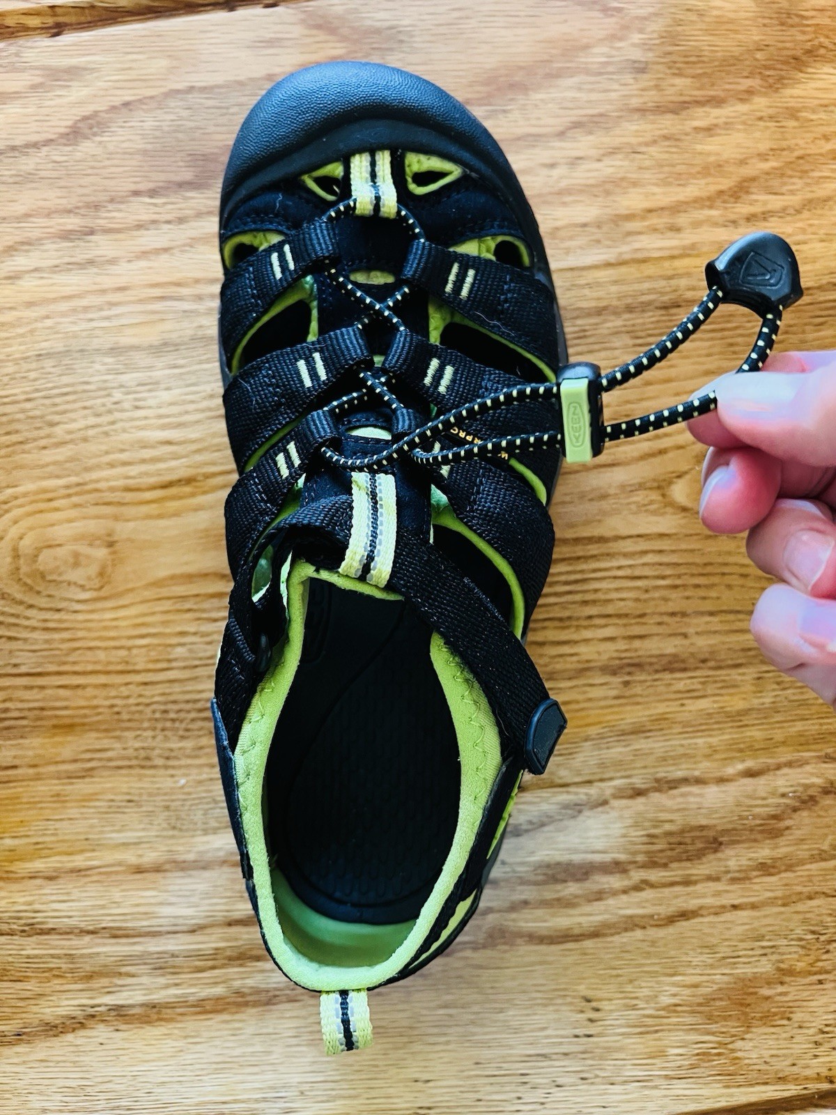 Sandali KEEN Newport H2 nero verde escursionismo trail acqua giovani 5 donne 6 5