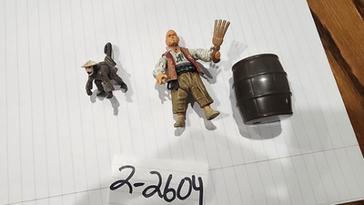 Zizzle Pirates of the Caribbean Lot - MARTY Midget - Jack Monkey - Barrel