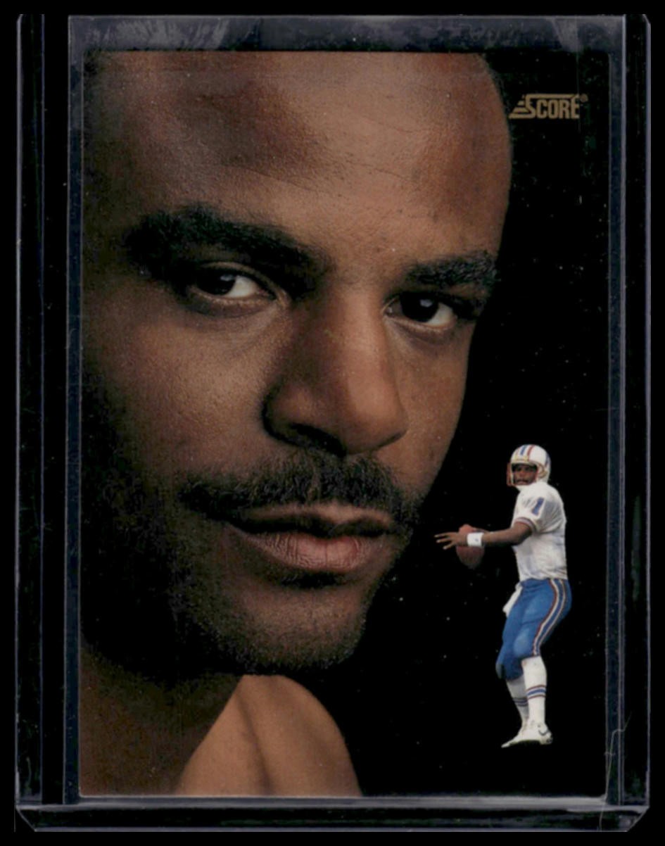 1991 Score #676 Warren Moon Dream Team Autographs