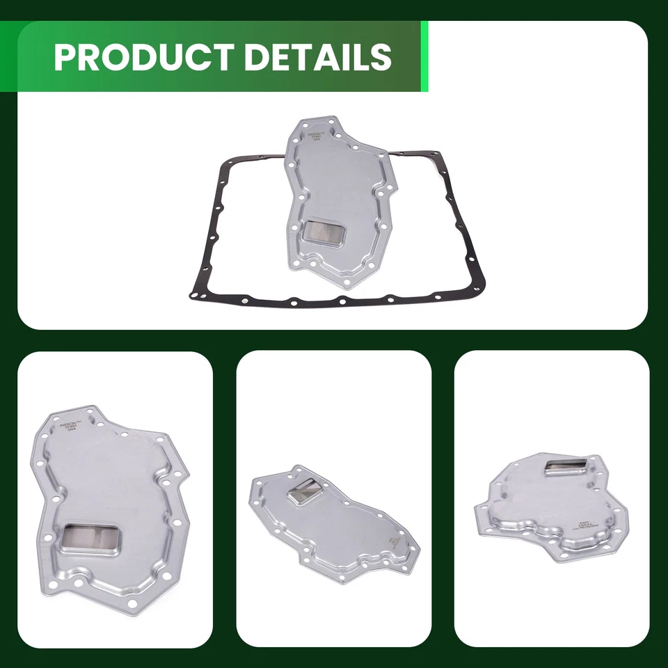 Transmission Filter Oil Pan Fit Infiniti M45 Q45 Nissan Armada Frontier Xterra - Image 4 of 4