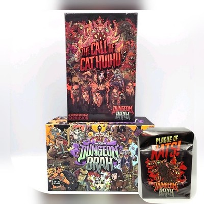 DUNGEON BRAH! Card Game & Call Of Cathulhu Expansion Kickstarter Open + Sealed
