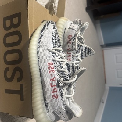 Size 10.5 - adidas Yeezy 350 V2 Zebra Boost White