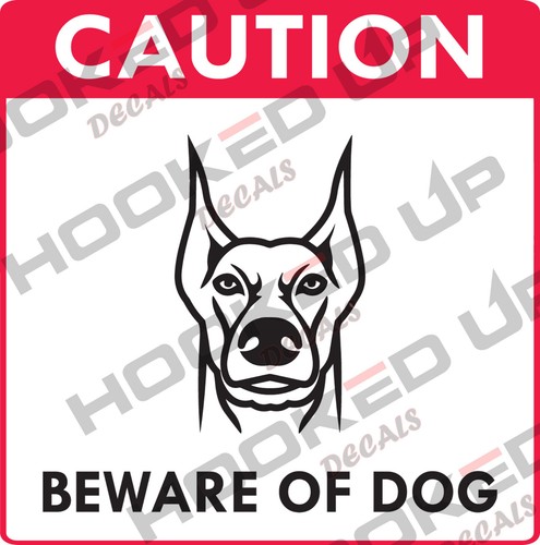 Beware of Dog Aluminum Sign 10.25"x10.25" - CHOOSE YOUR DESIGN - Picture 10 of 18