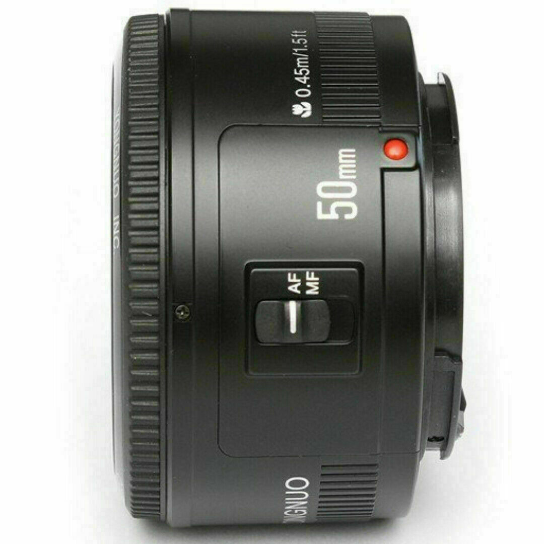 50mm F1.8 Lens for Canon EOS T2i T3 T4i T6i XSi 50D 60D 70D