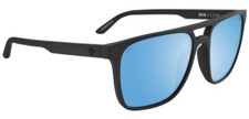 Spy Optic CZAR Sunglasses - Matte Black / Happy BOOST POLARIZED ICE Blue NEW