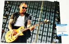 SINGER MIKE NESS SOCIAL DISTORTION SIGNED AUTHENTIC 11x14 PHOTO BECKETT BAS COA