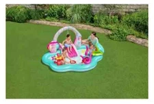 Disney Princess Ariel Little Mermaid Pool Water Play Center With Slide Sprayer