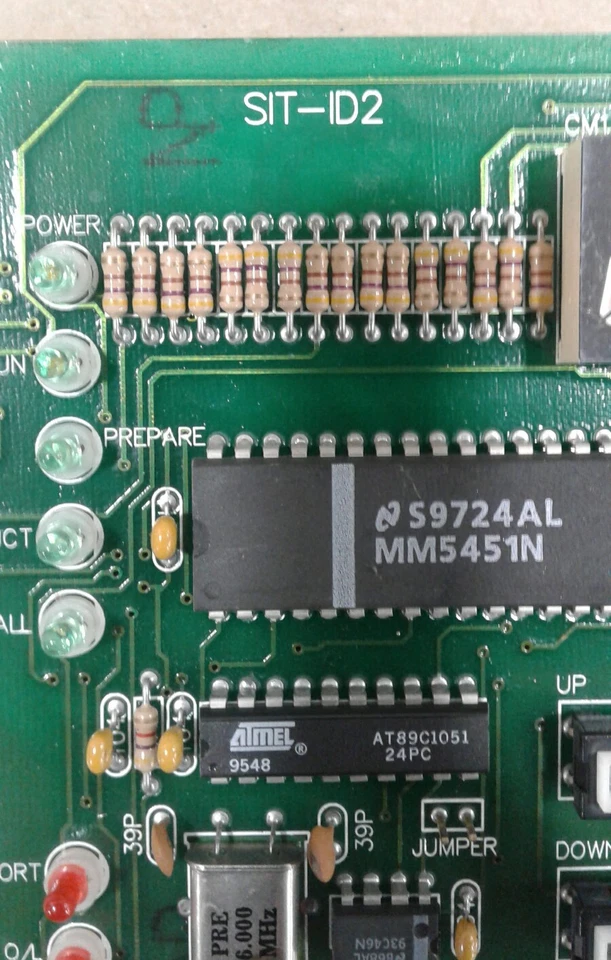 Tarjeta SIT-ID2 CM1-5023 con placa de circuito de tarjeta SIT-TD2 ALAM-DC24V #016D21Y6 Foto 2 de 4