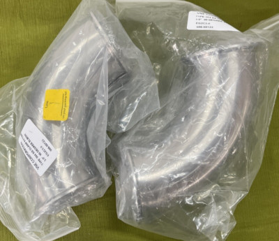 VNE Corporation Type: 304SS Clamp Fitting 3.0'' 90 Degree Elbow (Lot of 2)