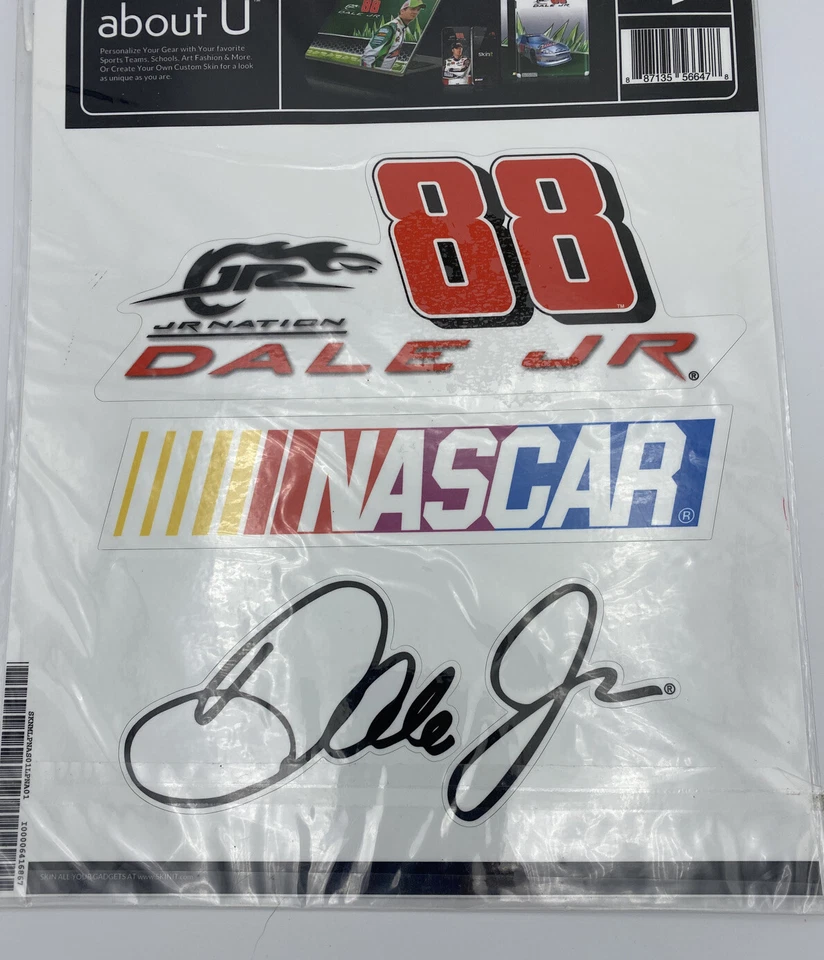 Набор наклеек Skinit для ноутбука Nascar #88 Dale Jr шесть виниловых наклеек прочные и долговечные - Изображение 4 из 4