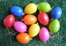 PLASTIK OSTEREIER BUNT**Plastikeier**Kunststoff**Ostern**12 Stück**6 cm**NEU