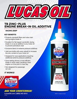 その他 CAT Lucas 10063 Engine Break-in Oil Additive 16oz for sale online | eBay