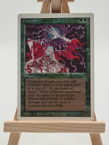Magic: The Gathering - Carta Singola 'Channel' (Incanalare Energia) - Revised Edition (3ED), Rara Non Comune