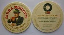 Moretti Sottobicchiere Birra Olive Ascolane