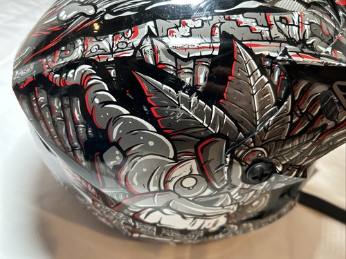FLY RACING Monster Graphic Offroad Dirt Bike ATV Helmet Youth Large 51-52cm - Bild 11 von 15