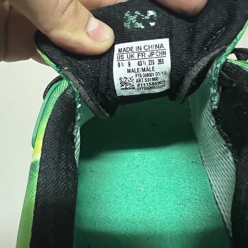 UNGLAUBLICHER HULK Adidas grün Response Boost TF LTD MARVEL AVENGERS Herren Größe 9,5 - Bild 8 von 15