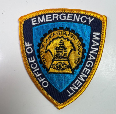 3'' Lancaster New York Emergency Management NY Patch E10