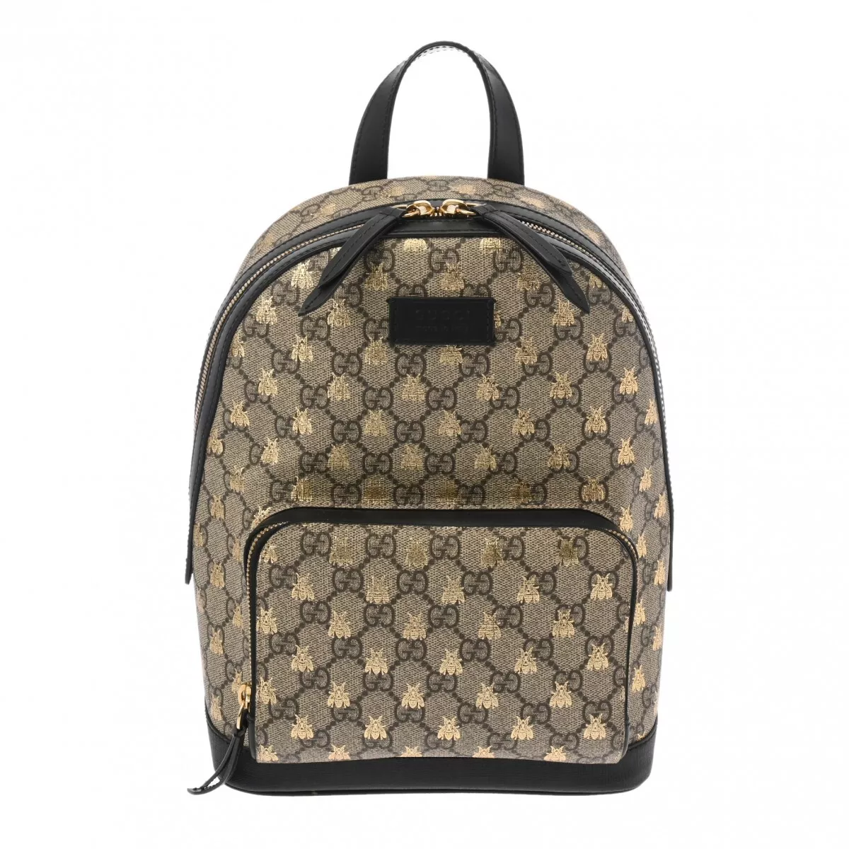 Sac à dos GUCCI GG Supreme Bag Pack Bee Greige/Noir/Noir 427042 800000133590000