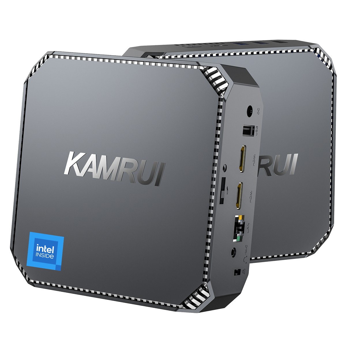 KAMRUI Mini PC Intel N100 16GB RAM 512GB SSD WIFI 4K Dual