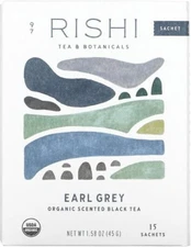 Rishi Tea Earl Grey Tea - 15 sachets