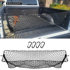 For Dodge Ram 1500 2500 60"x18" Rear Truck Bed Cargo Net Envelope Storage Mesh