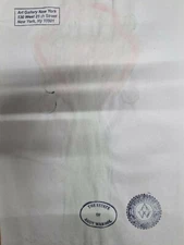 --ANDY WARHOL WITH 3 STAMPS BEHIND AND SIGNED and THE REFORMATION OF WORLD--