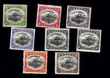 TIMBRES PAPOUASIE 1910 N°40-47 NEUF*