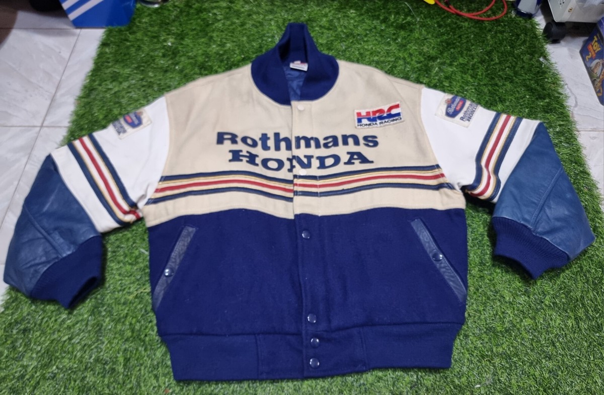 Vintage Rothmans Racing Bomber Jacket Rothmans Honda Racing Vintage Rothmans Racing Bomber Jacket Rothmans Honda Racing