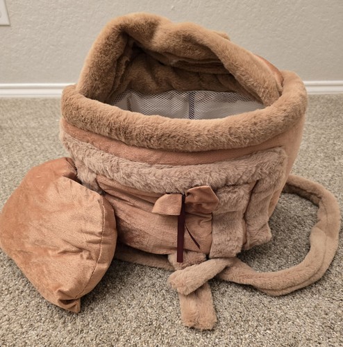 Cat/ Dog House Backpack Supersoft Washable Warm Pockets - Picture 9 of 24