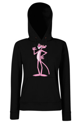 Youth Designz Womens Hoodie The Pink Panther Pullover Print Logo Cartoon Fun