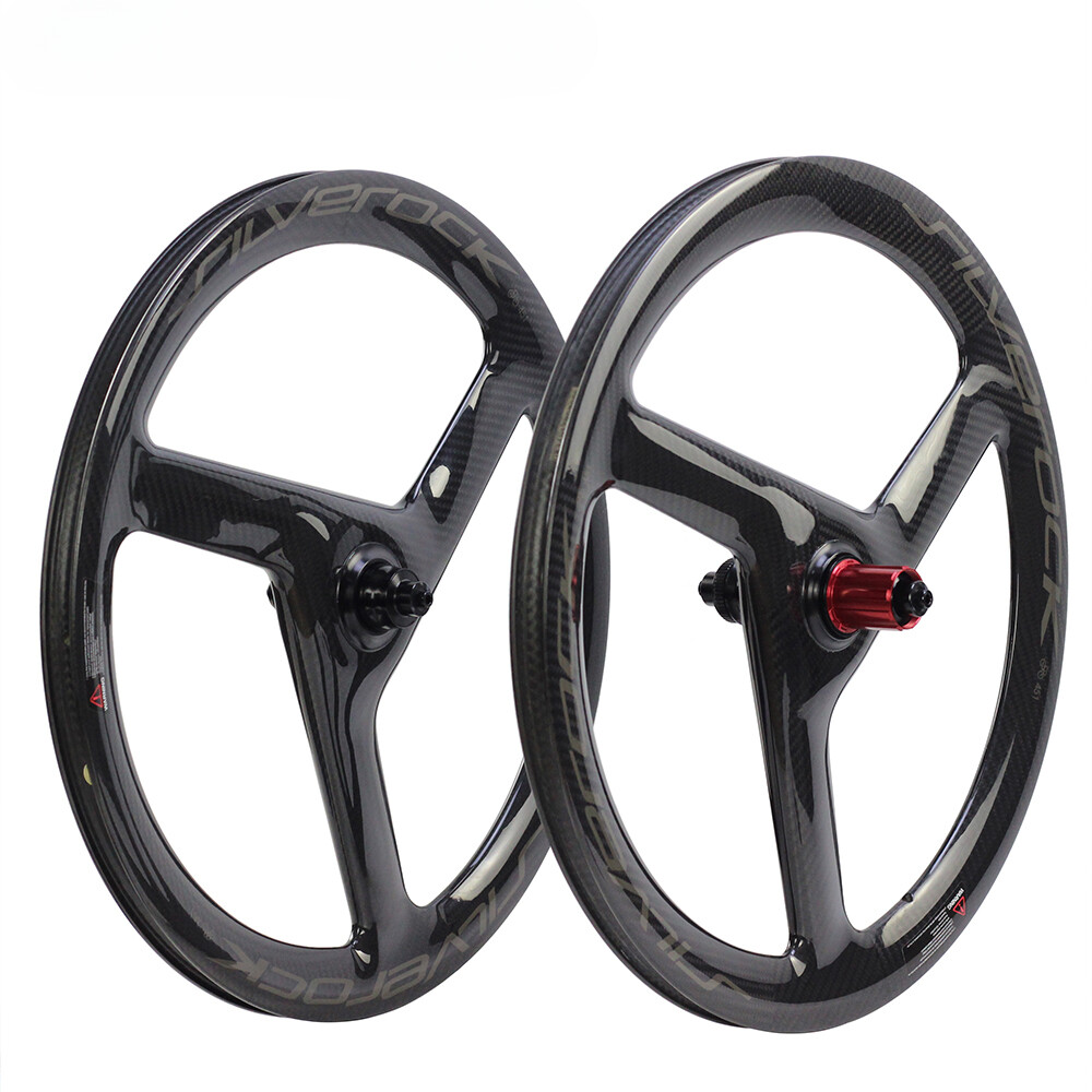 Carbon Fiber Spokes Disc Brake Wheels 20inch 451 Folding Road