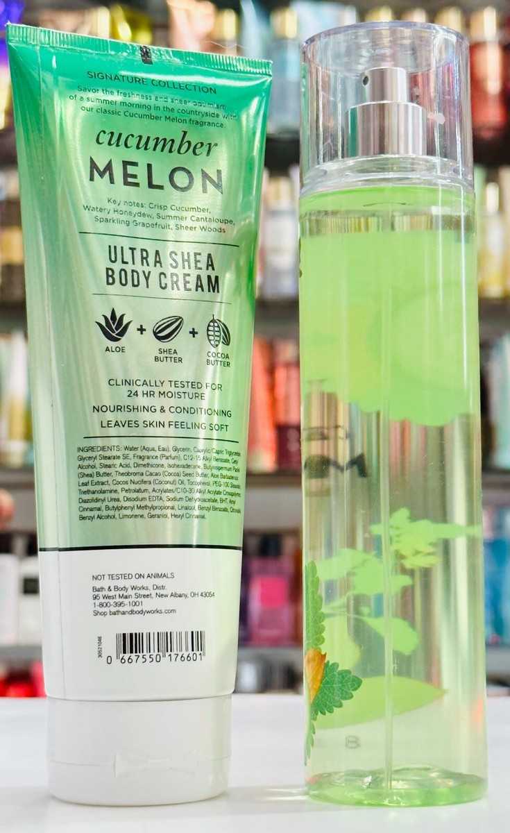 CUCUMBER MELON Body Cream & Mist Set Bath & Body Works | eBay