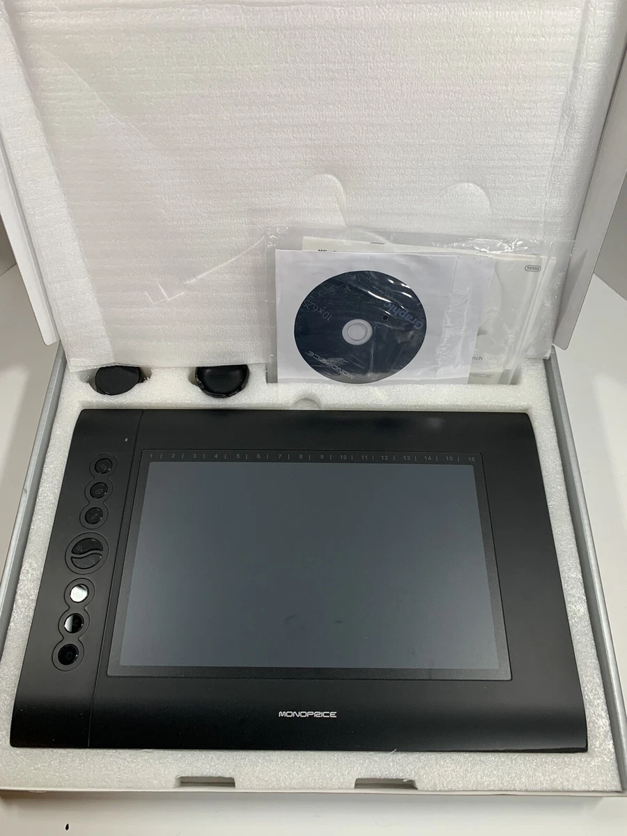 Monoprice 110594 Graphics Tablet Black 10x6.25 Tablets & Ereaders