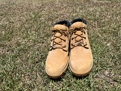 Timberland Womens 9.5M Tan Boots 28359 6560 4-Eyelets Per Side