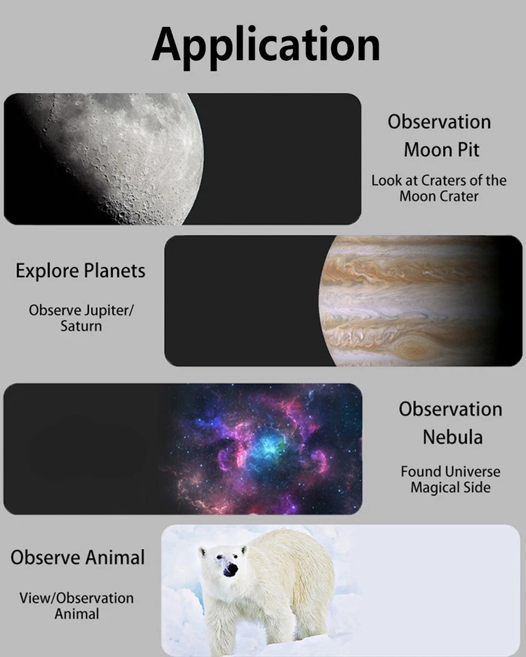 Visionking 70 mm Refractor Astronomical Telescope with high tripod - Image 4 of 4