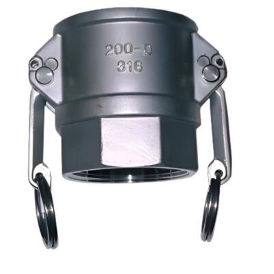 Edelstahl Camlock Fitting - Teil D - Buchse Adapter x Buchse BSPP