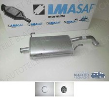 IMASAF Auspuff Endtopf+Anbauteile für Toyota Celica Coupe 1.6 STI (T18) BJ 89-94