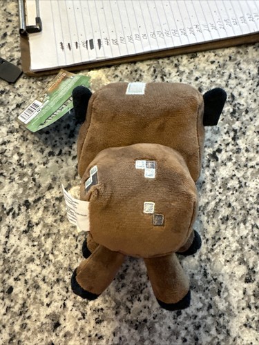 Minecraft Brown Baby Cow Plush Baby Cow Plush Toy Overworld NEW w TAGS #007 - 第 5/12 張圖片