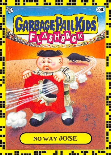 GARBAGE PAIL KIDS 2011 FLASHBACK SERIES 2 PICK-A-CARD YELLOW BASE STICKERS TOPPS - Picture 112 of 321