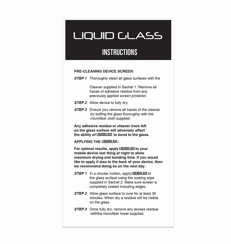 Luvvitt Liquid Glass Screen Protector Invisible Protection for all Glass Screens - Image 4 of 4