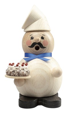 Räucherfigur Konditor BxHxT 12x7,5x7cm NEU Rauchmann Räuchermann Räuchermännel