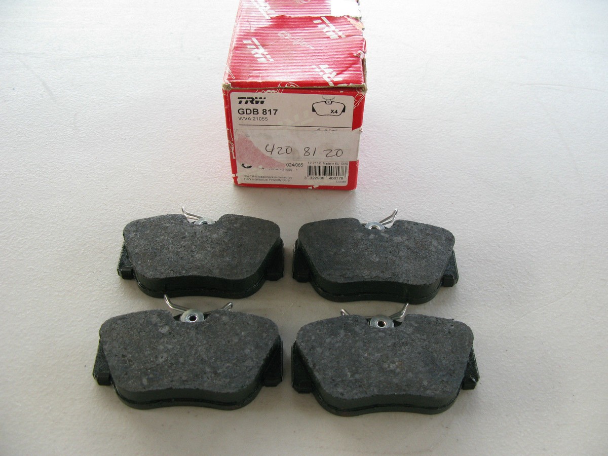 TRW GDB 817 BRAKE PAD SET 0014208120 For Mercedes 190 1989-1993 | eBay