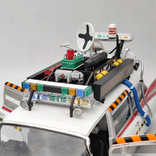 HOT WHEELS 1:18 Cadillac Ghostbusters II ECTO 1A Elite X5470 Diecast Models US - Picture 8 of 13