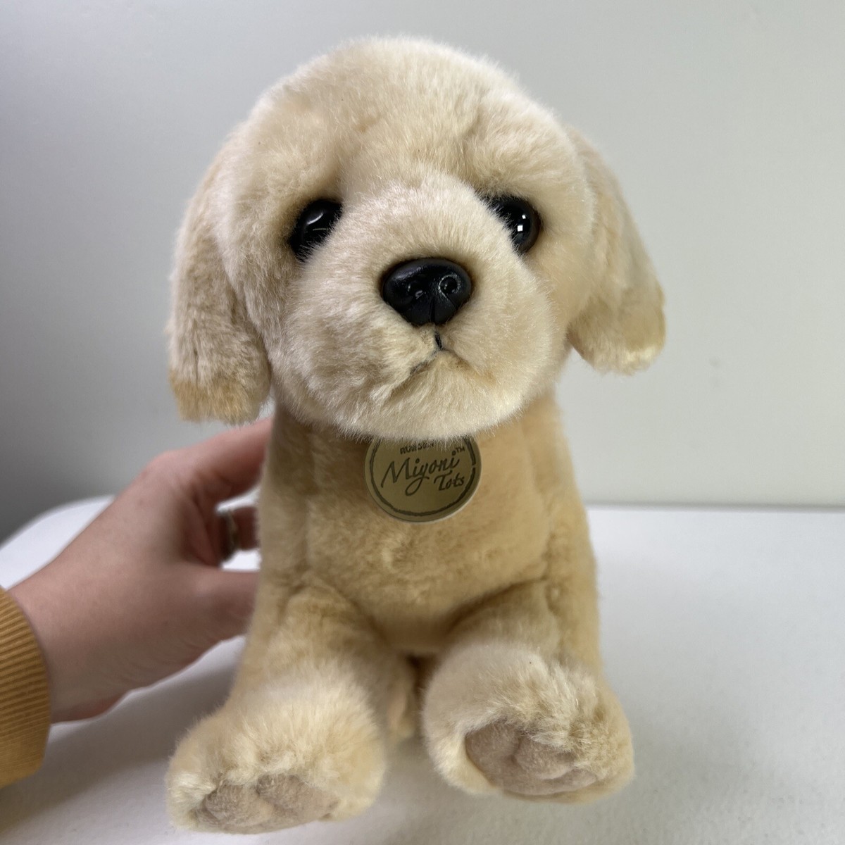 AURORA Miyoni Tots Golden Retriever Puppy Soft Plush Golden Tan