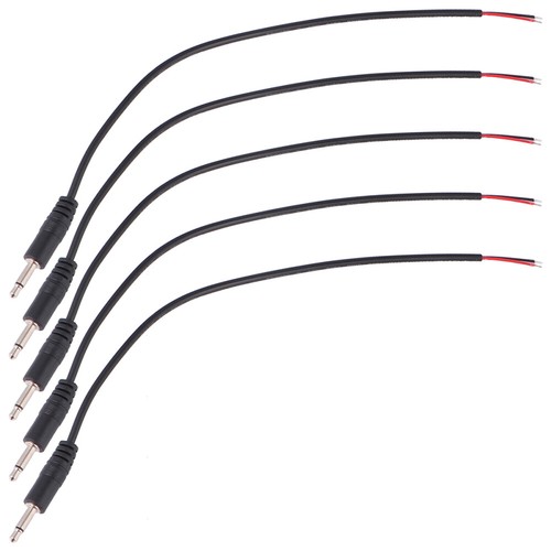 10 Pcs Male to Bare Wire Audio Line Connector Cable 3.5mm Plug Jack