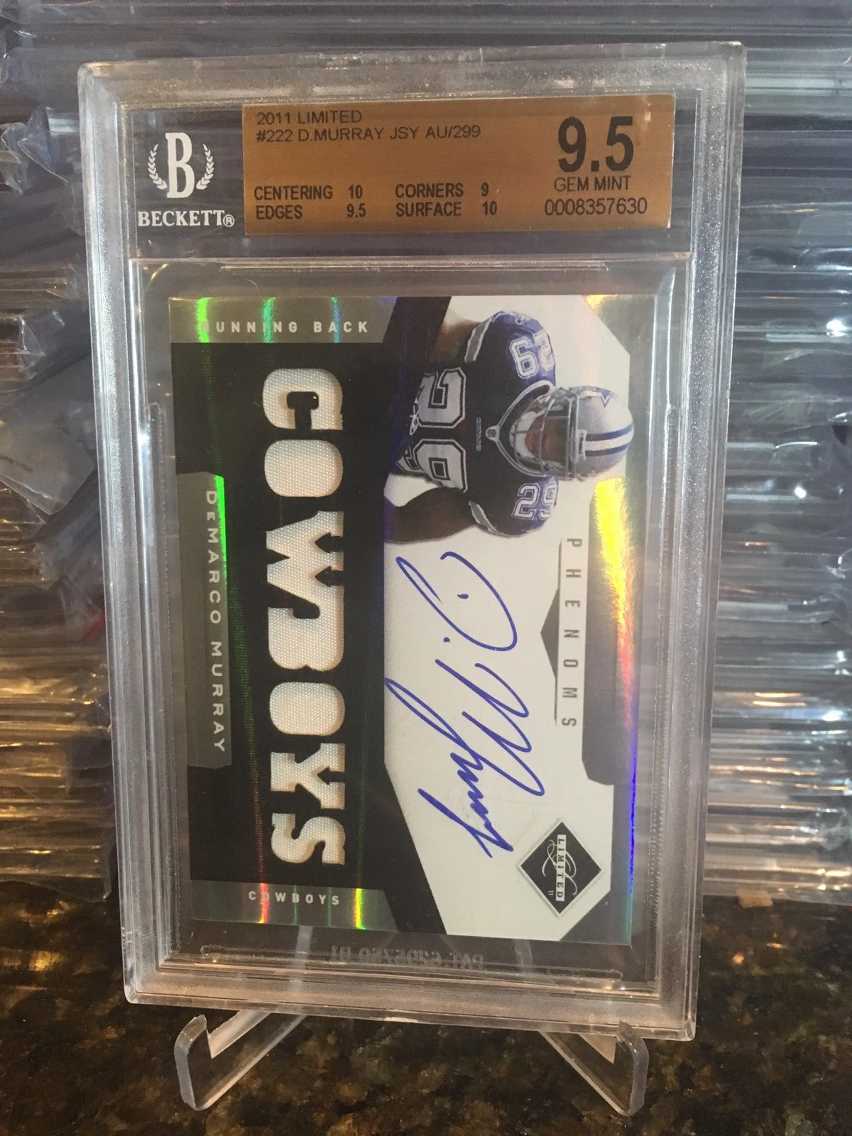 DeMarco Murray Panini Limited #222 Signed Jersey