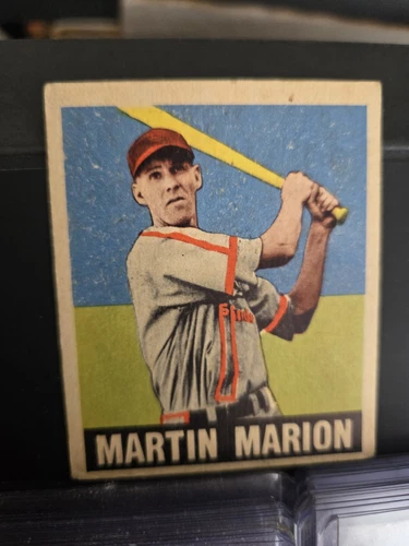 1948-49 Leaf - #97 Marty Marion (RC)