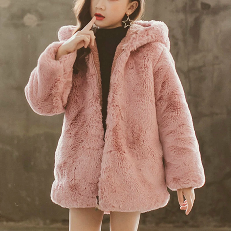 Fur coat hotsell girl winter