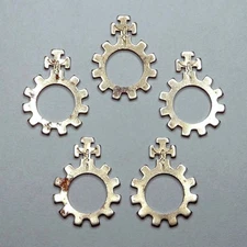 Dizainier. (Set of 5 items) Antique Religious Pendant. Ring Boy Scout. Medal.